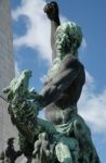 Part Of The Liberty Or Freedom Statue In Budapest Stock Photo