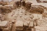 Kourion, Cyprus/greece - July 24 : Remains At The Ancient City O Stock Photo