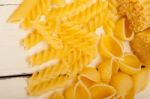 Bunch Of Italian Pasta Type Stock Photo