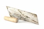 Old Dirty Trowel Stock Photo