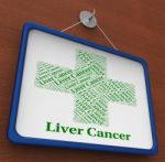 Liver Cancer Shows Poor Health And Affliction Stock Photo