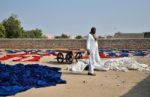 Jodhpur, India - January 2, 2015: Textile Worker In A Small Fact Stock Photo