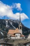 Church Of San Vigilio In Moena Stock Photo