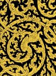 Thai Art Pattern Stock Photo