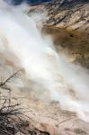 Mammoth Hot Springs Stock Photo