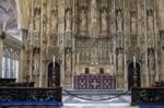 Altar In Winchester Cathedral Stock Photo