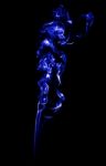 Smoke In Black Background Stock Photo