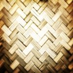 Bamboo Weave Texture Stock Photo