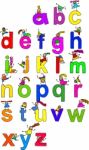 Alphabet Children Stock Photo