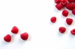 Raspberries Stock Photo