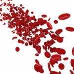 Stream Of Blood Cells Stock Photo