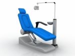 Modern Dentist Chair Stock Photo