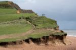 Jurassic Coastline At Lyme Regis Stock Photo