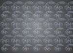 Cherry Pattern On A Gray Background Stock Photo