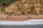 Jurassic Coastline At Lyme Regis Stock Photo