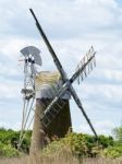 View Of Turf Fen Mill At Barton Turf Stock Photo