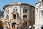 Monte Carlo, Monaco - April 19 ; Circular Building In The Old To Stock Photo