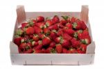 Box Of Strawberries Stock Photo