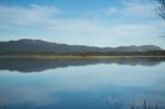 View Of Bruny Island Beach In The Late Afternoon Stock Photo