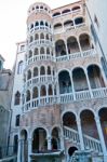 Venice Italy Scala Contarini Del Bovolo Stock Photo