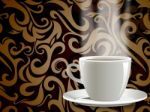 Coffee Illustrazione Orizzontale Stock Photo