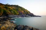 Seashore Of The Arabian Sea Stock Photo