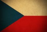 Czech Republic Flag Drawing ,grunge And Retro Flag Series Stock Photo