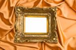 Gold Picture Frame Stock Photo