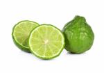 Bergamot Isolated White Background Stock Photo