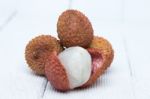 Lychee Fruit Stock Photo