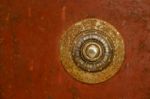 Antique Safe Background Stock Photo