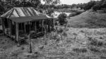 Abandoned Outback Farming Shed In Queensland Stock Photo