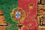 Grunge Flag Of Portugal Stock Photo