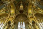 Inside View Of A Catherdral Stock Photo