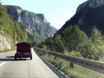 Canyon Of The River Vrbas Between Banjaluka And Jajce,bosnia And Herzegovina Stock Photo