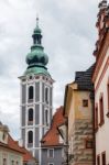 St Jost Church In Cesky Krumlov Stock Photo