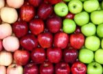 Assortment Of Red Green Apples Stock Photo