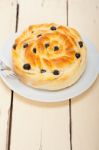 Blueberry Bread Cake Dessert Stock Photo