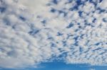 Clouds At Blue Sky Stock Photo