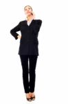 Businesswoman With Mobile Stock Photo