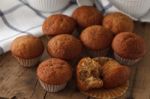 Banana Cake Honey Sweet Pastries Dessert Eating Yummy Bakery Rustic Still Life Stock Photo