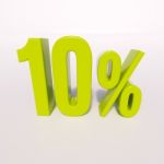 Percentage Sign, 10 Percent Stock Photo