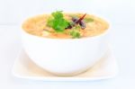 Thai Cuisine Hot Spicy And Sour Milk Soup Stock Photo