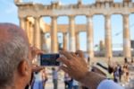 The Acropolis Of Athens Stock Photo