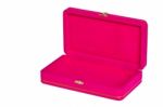 Pink Velvet Box Stock Photo