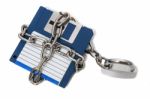 Padlock With Floppy Disk Stock Photo