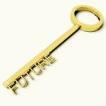 Key With Future Text Stock Photo