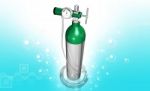 Oxygen Cylinder Stock Photo