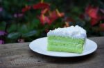 Coconut Cake Stock Photo