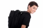 Teenage School Boy Stock Photo